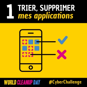CyberCleanUp 1. Trier, Supprimer mes applications